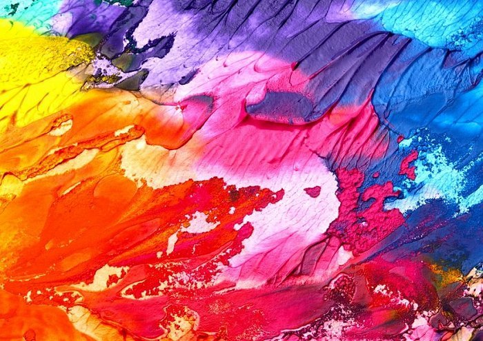 Abstract Art Background Paint Texture Colorful 